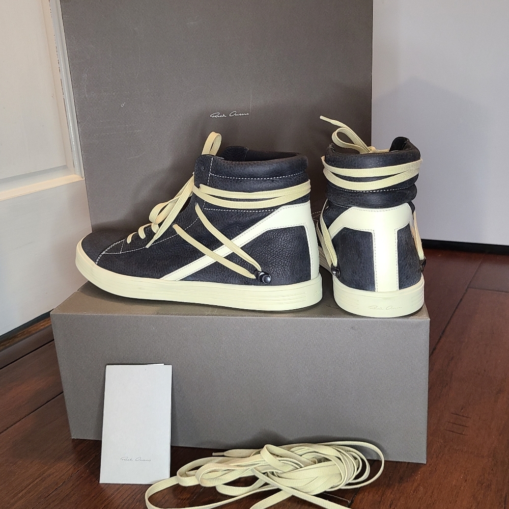 NEW🔥Rick Owen's Geothrasher High Sneakers❗️Size 12